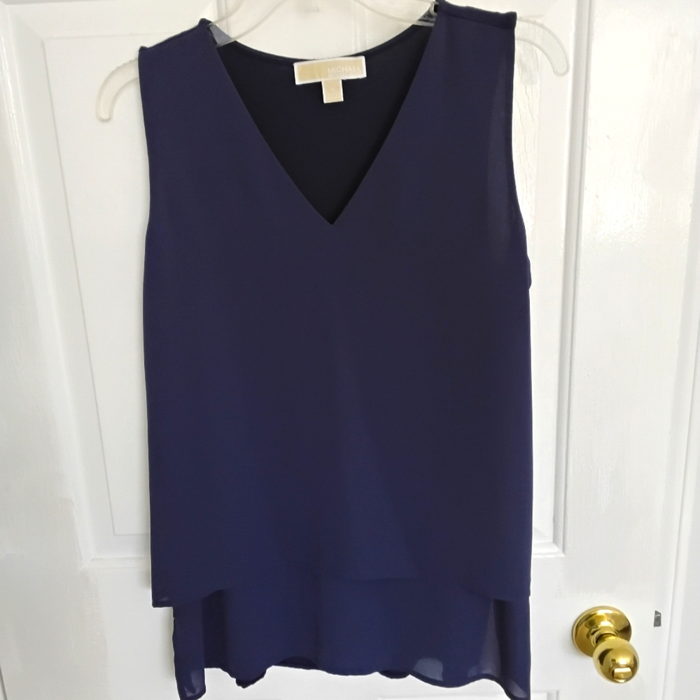 **** SEE FREE OFFER - Michael Kors Navy  Blouse.